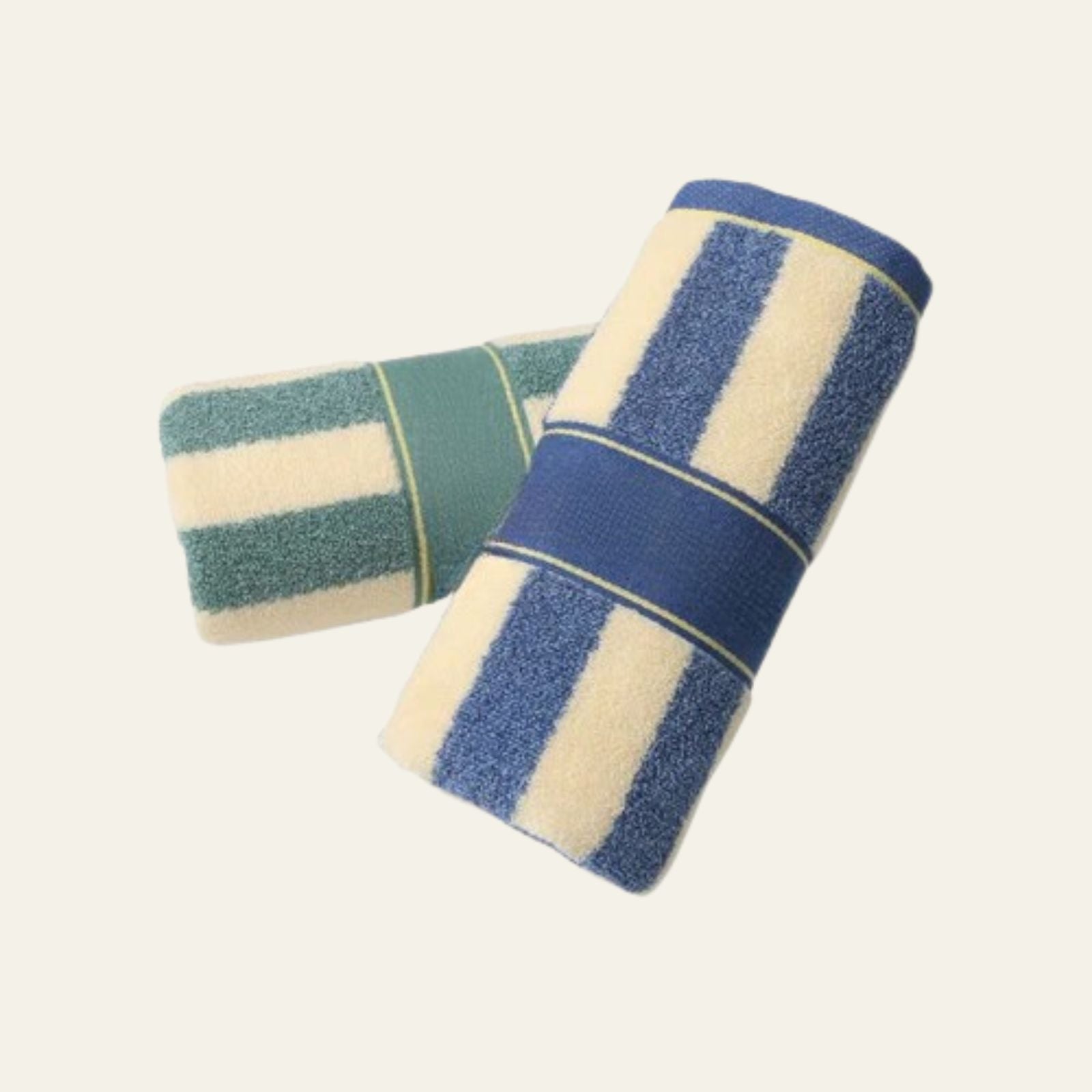 The Riviera Coastal Stripe Hand Towel