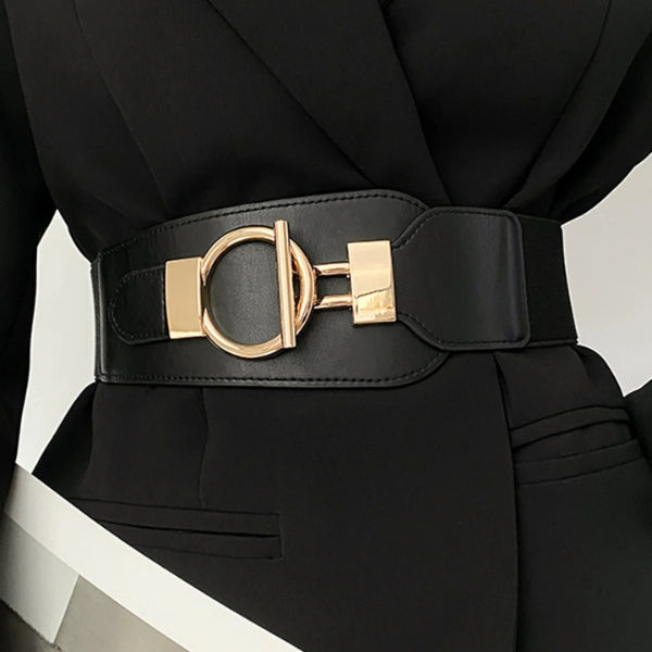The Sienna Circle-Buckle Waist Belt