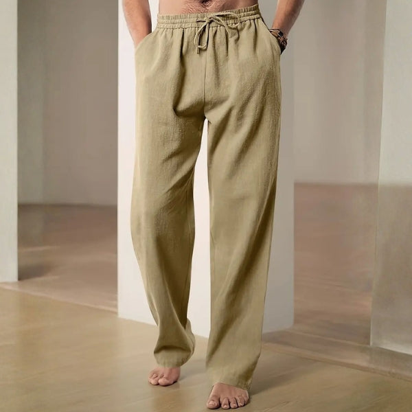 The Malibu Drawstring Eco-Linen Trousers