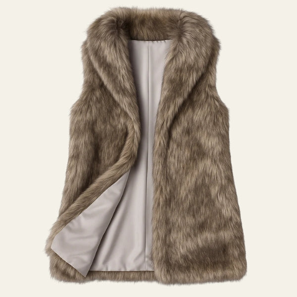 The Aspen Plush Faux-Fur Vest