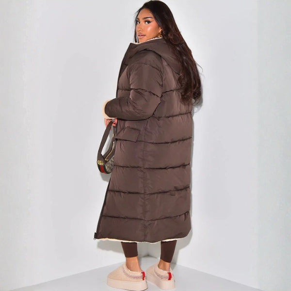 The Oslo Reversible Hooded Puffer Coat