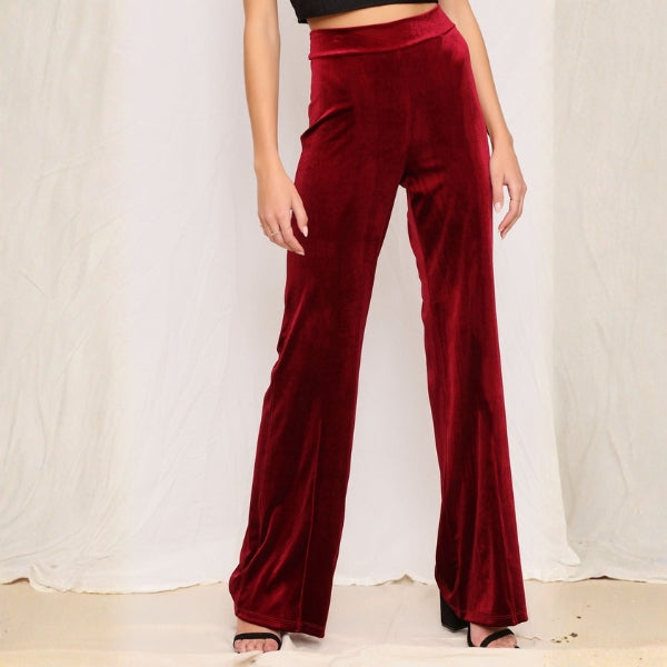 The Verona High-Waist Flared Trousers