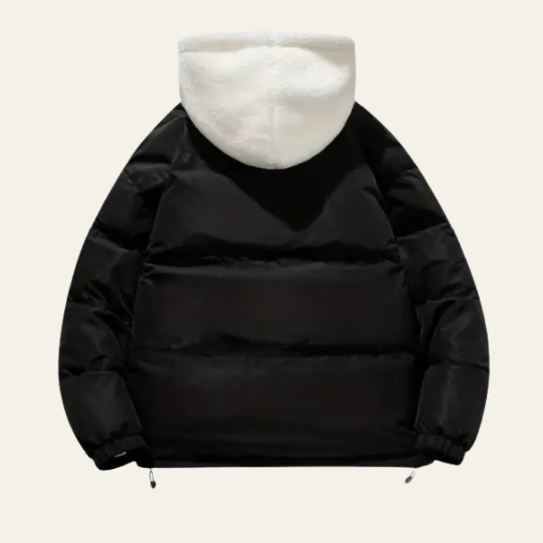 The Aspen Fleece-Lined Hooded Puffer Jacket