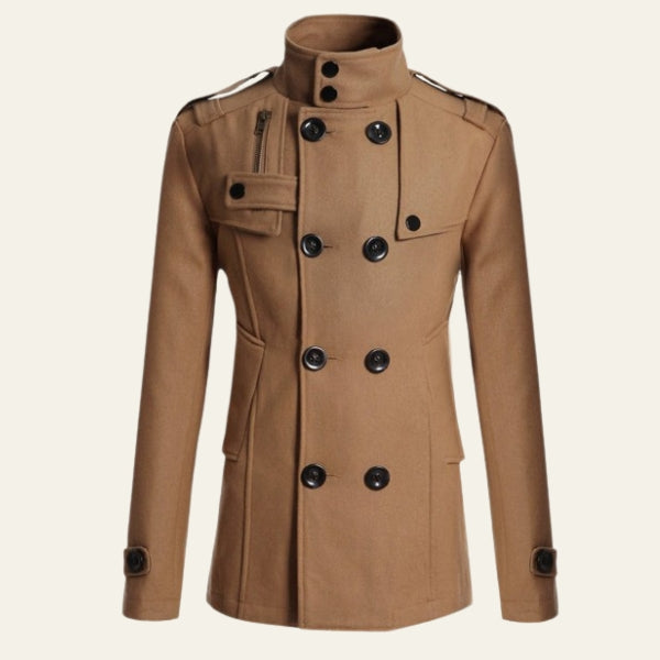 The Regent Double-Breasted Peacoat