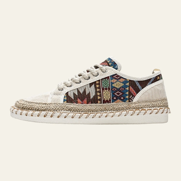 The Nomad Woven-Panel Espadrille Sneakers