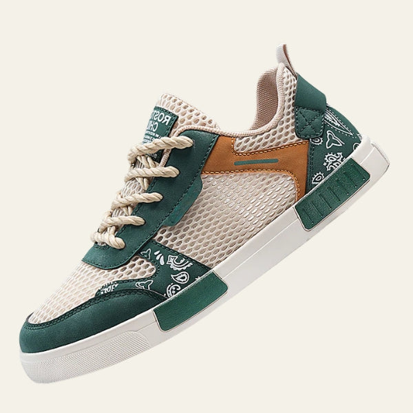 The Riviera Mesh Pattern Sneakers