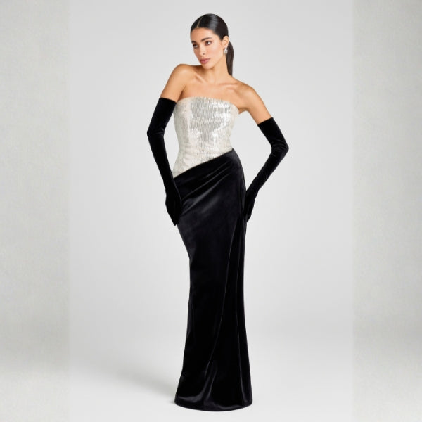 The Jessica Velvet Opera Gloves