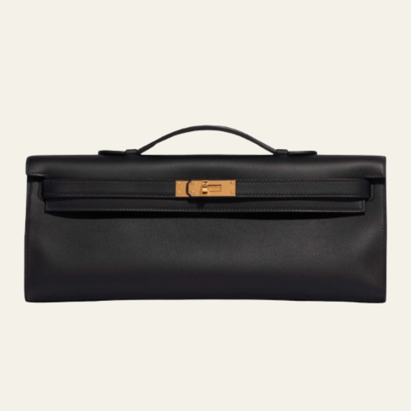 The Florence Leather Top-Handle Clutch
