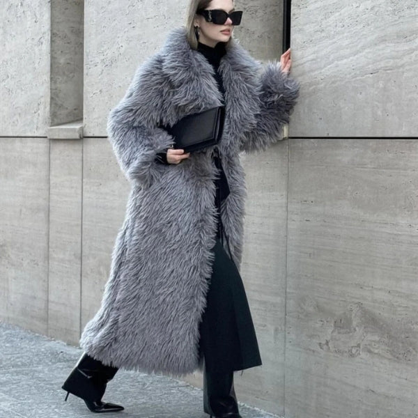The Oslo Faux Fur Maxi Coat