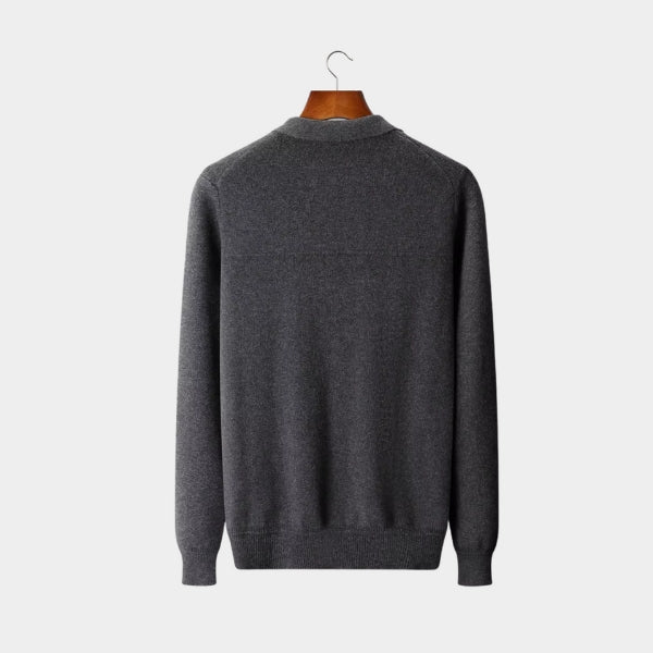 The Verona Merino Zip Knit
