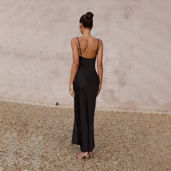 The Sorrento Cowl-Neck Maxi Dress