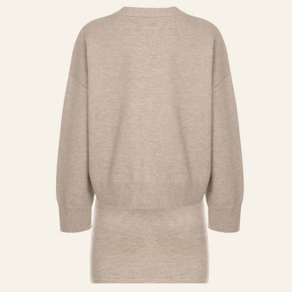 The Marseille Soft-Knit Cardigan Mini Skirt Set