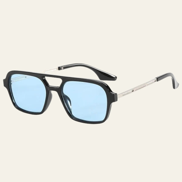 The Capri Double-Bridge Square Sunglasses