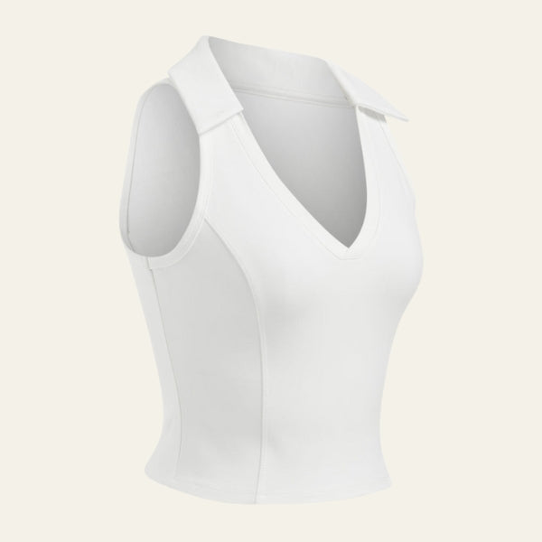 The Palm V-Neck Polo Tank