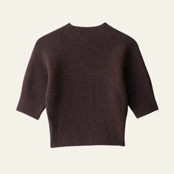 The Milano Ribbed Knit Crop Top