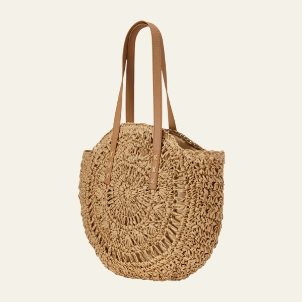 The Sorrento Woven Straw Tote