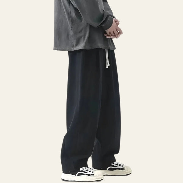 The Kyoto Elastic-Waist Wide-Leg Trousers