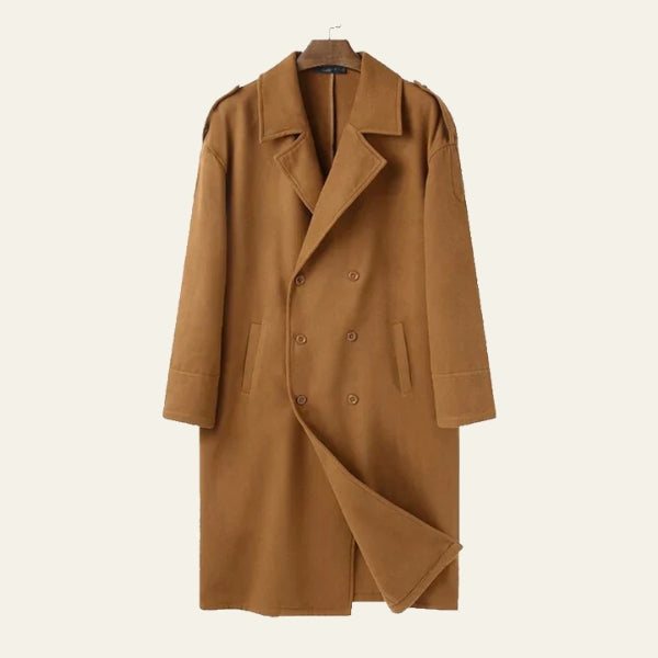 The Oslo Double-Breasted Long Coat