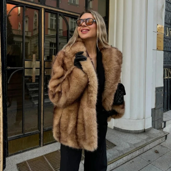 The Aspen Plush Faux-Fur Coat