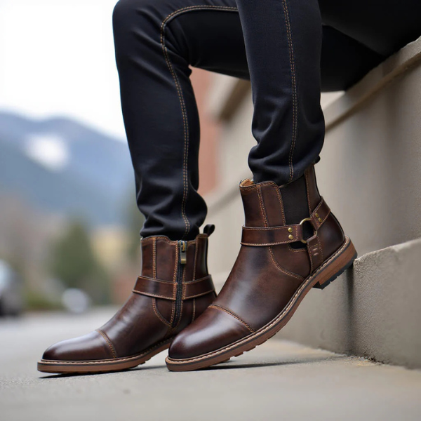 The Roadster Harness Ankle Boots