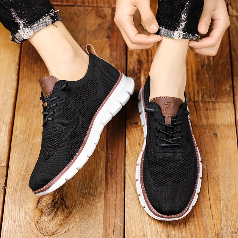 The Riviera Knit-Lace Sneakers