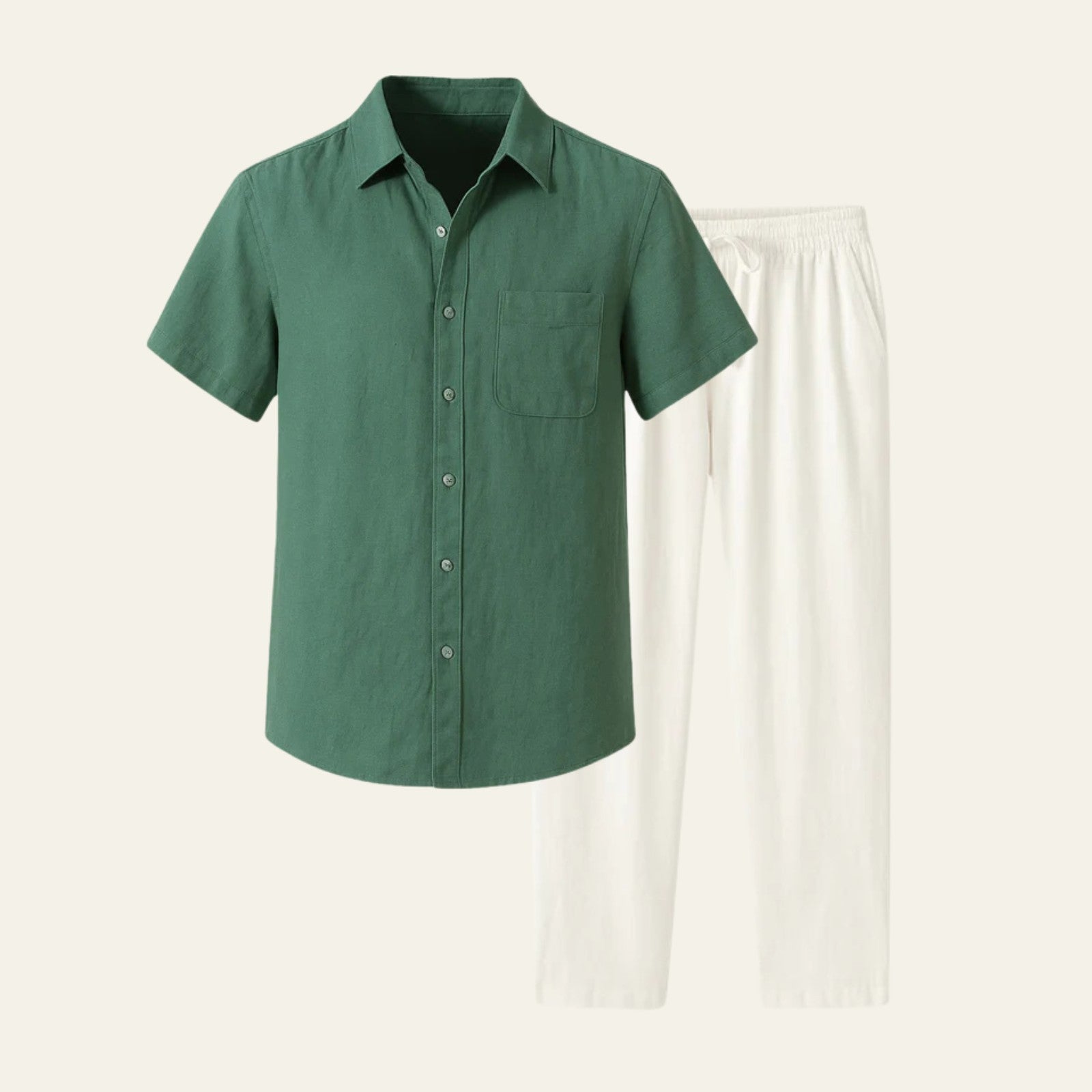 The Provençal Linen Set White