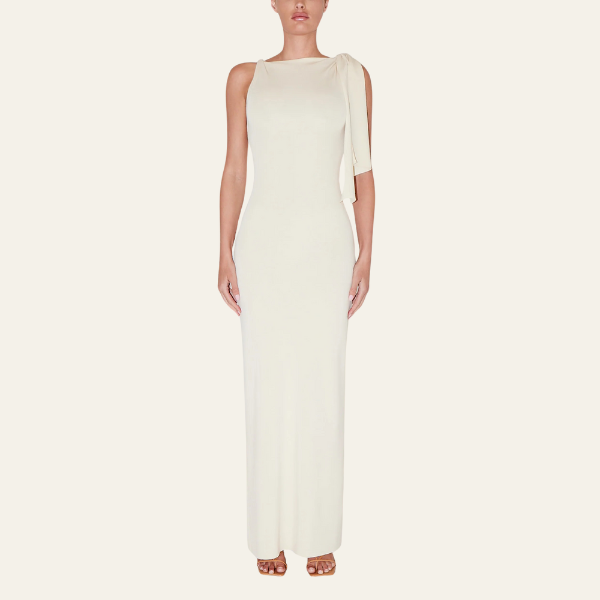 The Cannes Silk Evening Maxi Dress