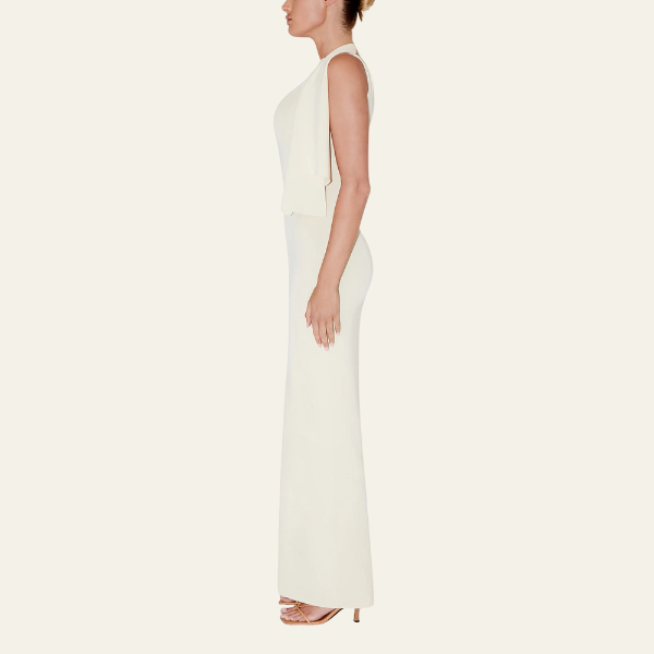 The Cannes Silk Evening Maxi Dress