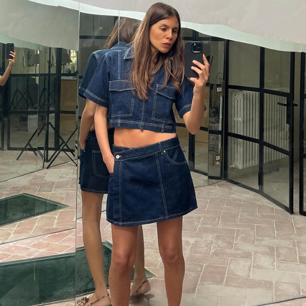 The Roma Denim Co-ord Set