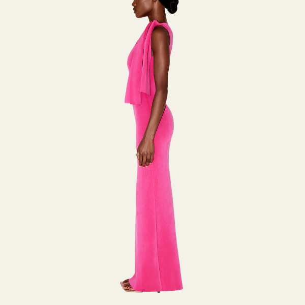 The Cannes Silk Evening Maxi Dress