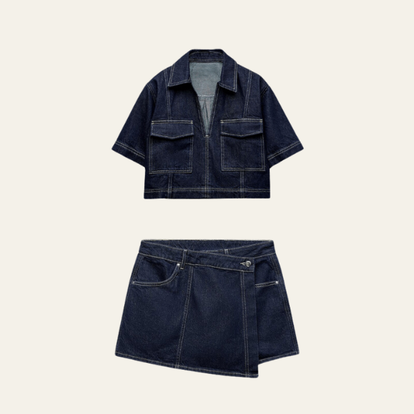 The Roma Denim Co-ord Set