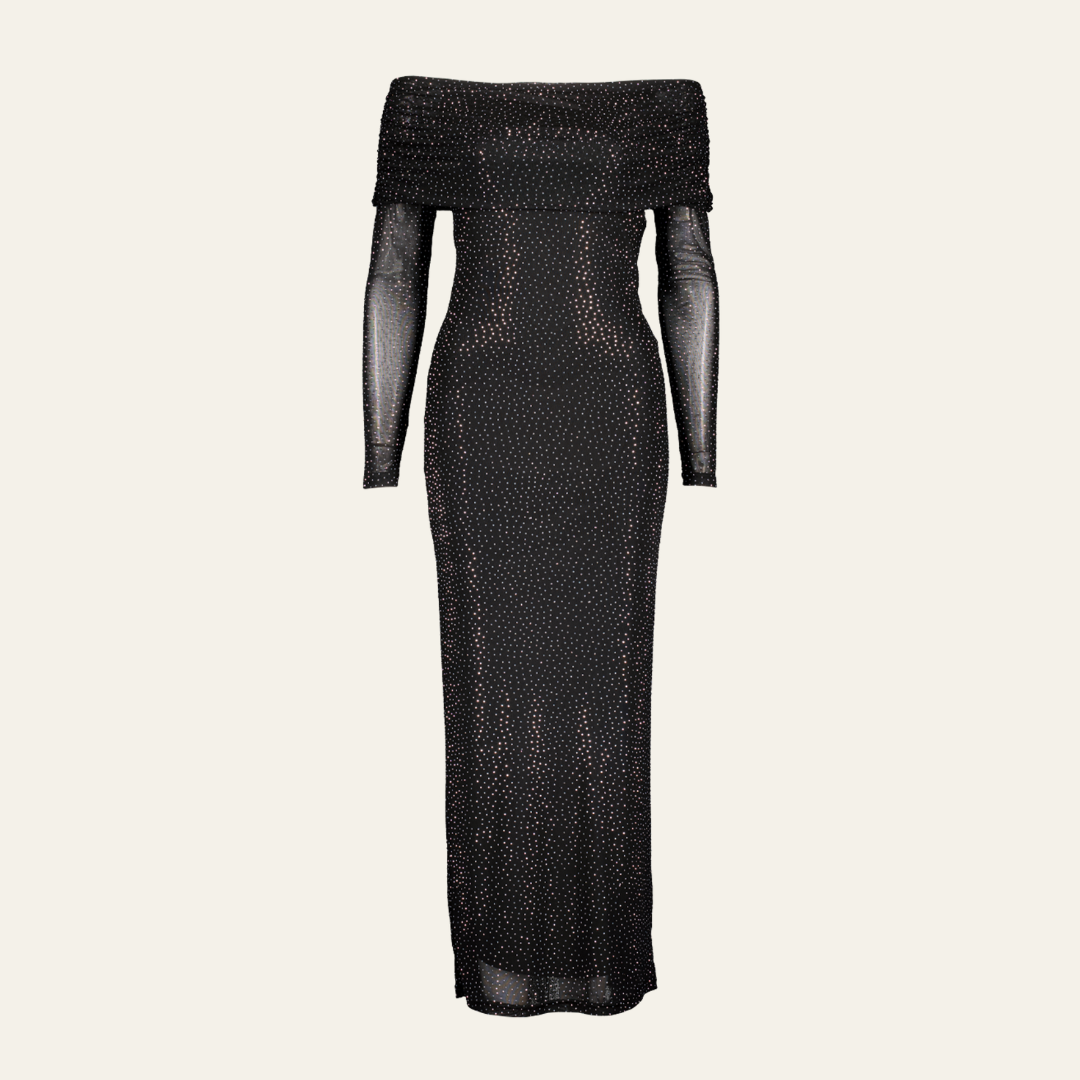 The St. Moritz Off-Shoulder Midi Dress