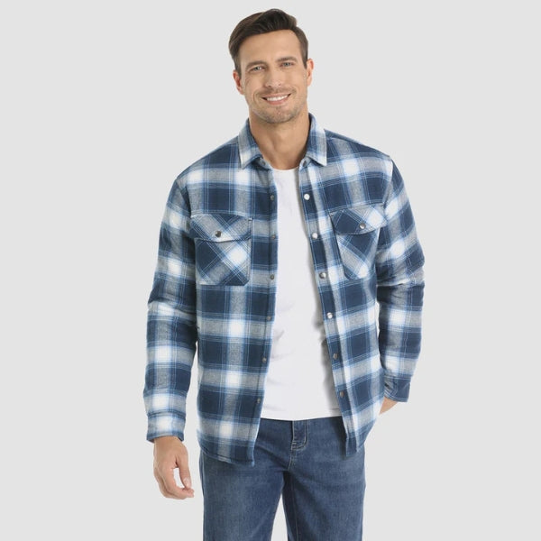 The Aspen Quilted Flannel Overshirt