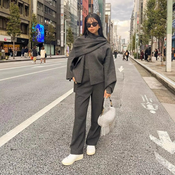 The Vienna Wool Drape Coat