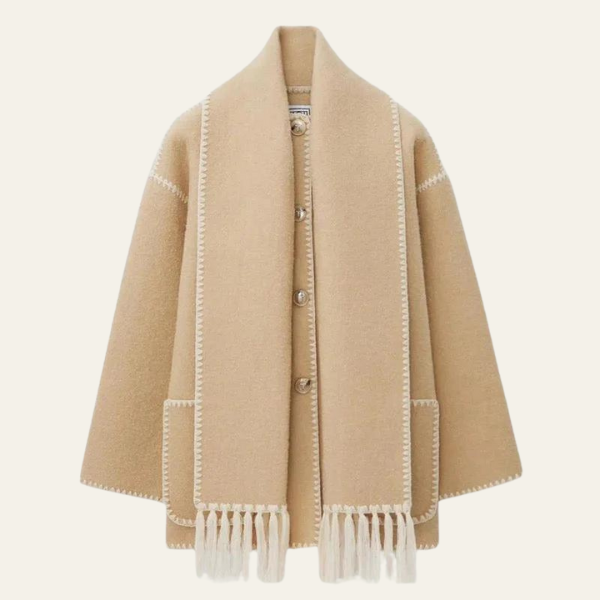 The Antwerp Wool Scarf Coat