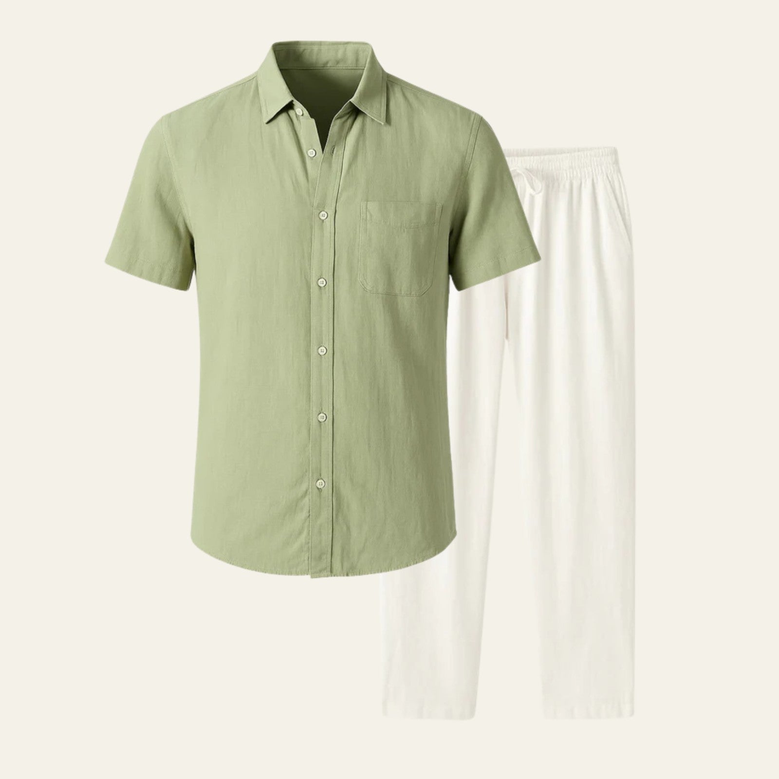 The Provençal Linen Set White