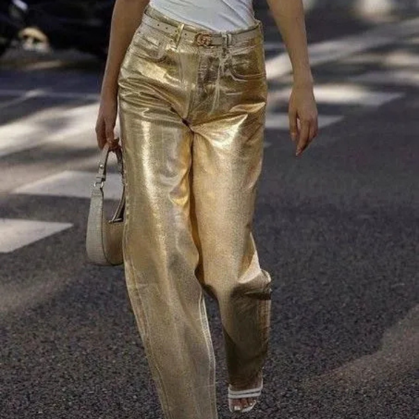 The Milan Metallic Jeans