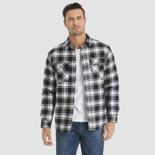 The Aspen Quilted Flannel Overshirt