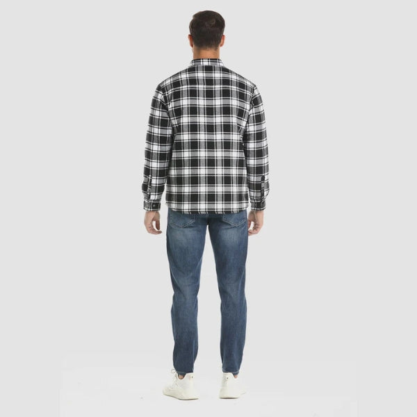 The Aspen Quilted Flannel Overshirt