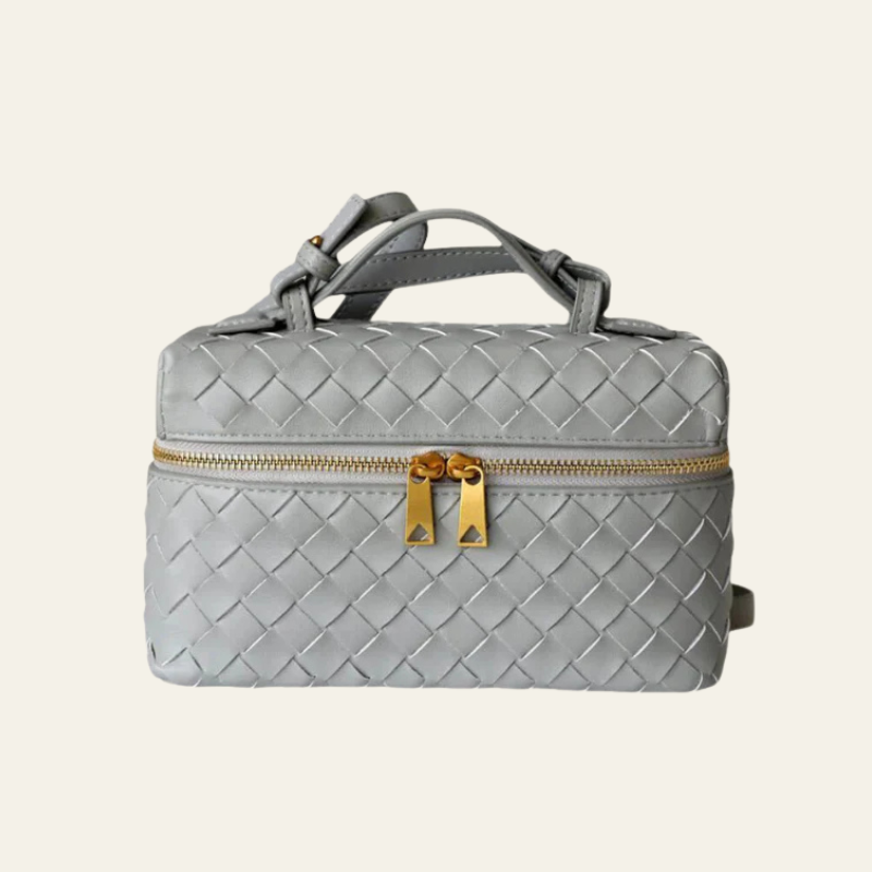 The Turin Woven Leather Duffel