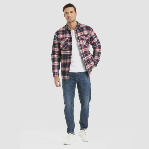 The Aspen Quilted Flannel Overshirt