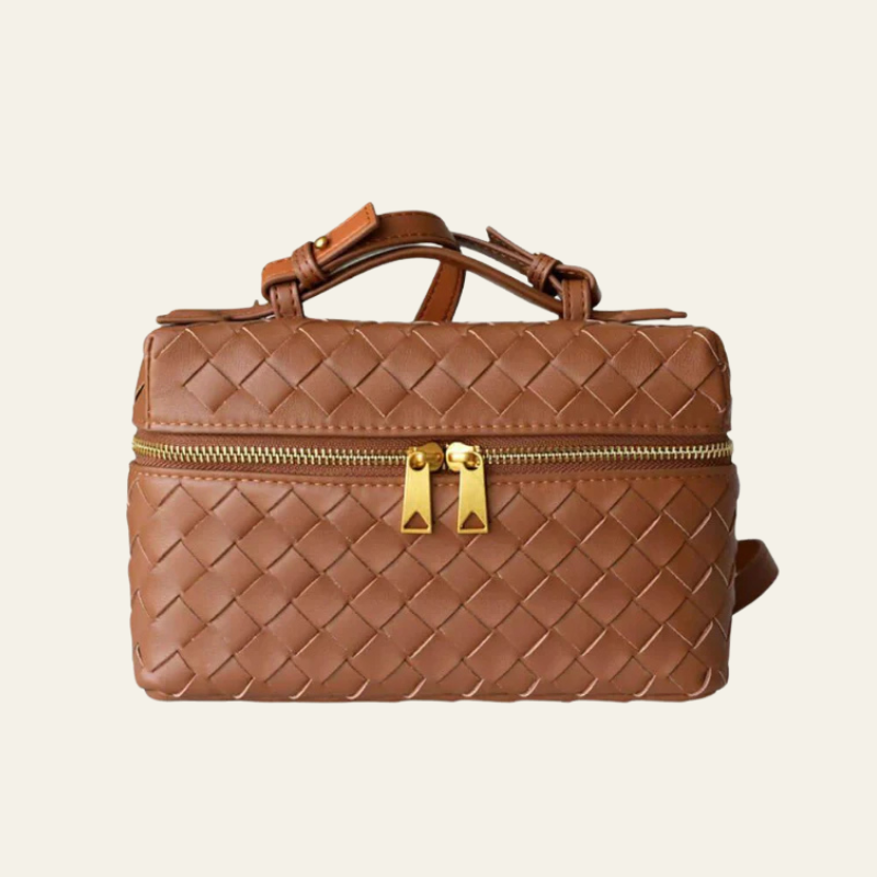 The Turin Woven Leather Duffel