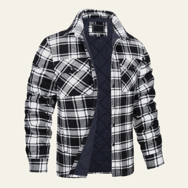The Aspen Quilted Flannel Overshirt