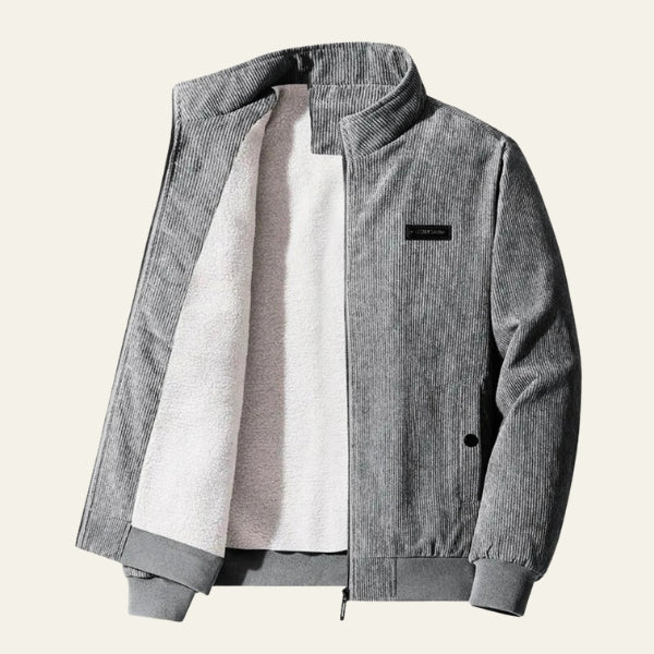 The Hudson Ribbed Zip Jacket