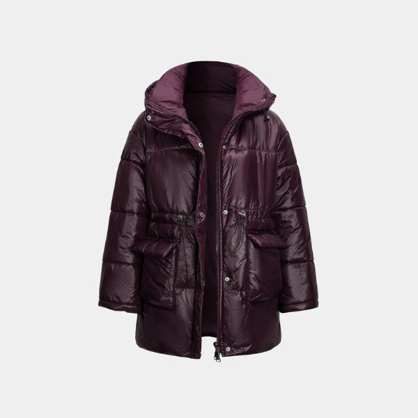 The Bordeaux Puffer Parka