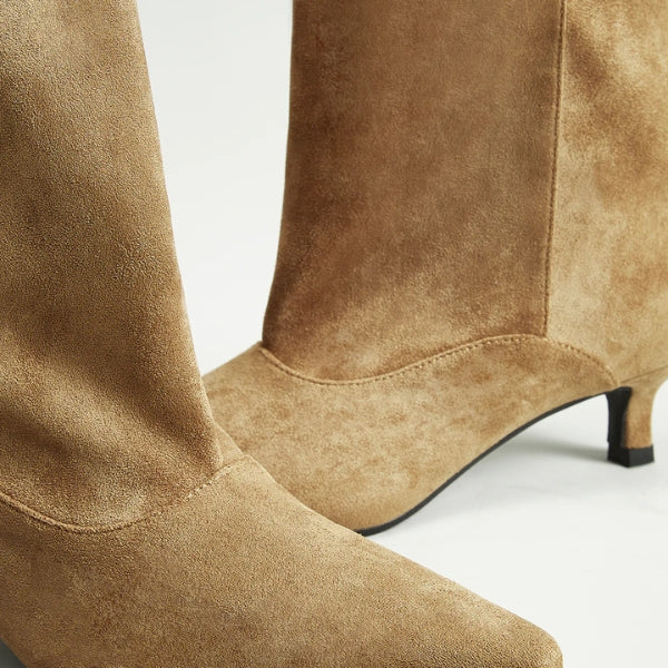 The Siena Pointed-Toe Knee-High Boots
