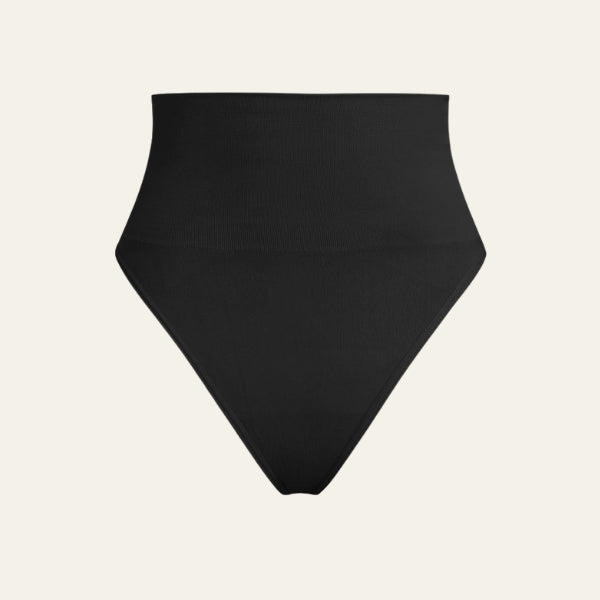 The Sculpt High-Rise Ribbed Thong Set