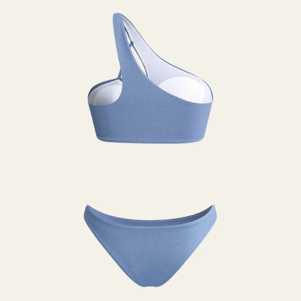 The Mykonos Ribbed Cut-Out Bikini