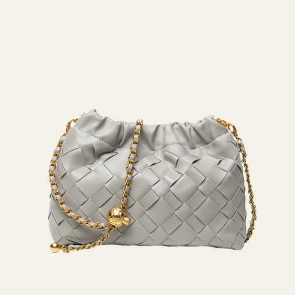 The Portofino Woven Chain Shoulder Bag