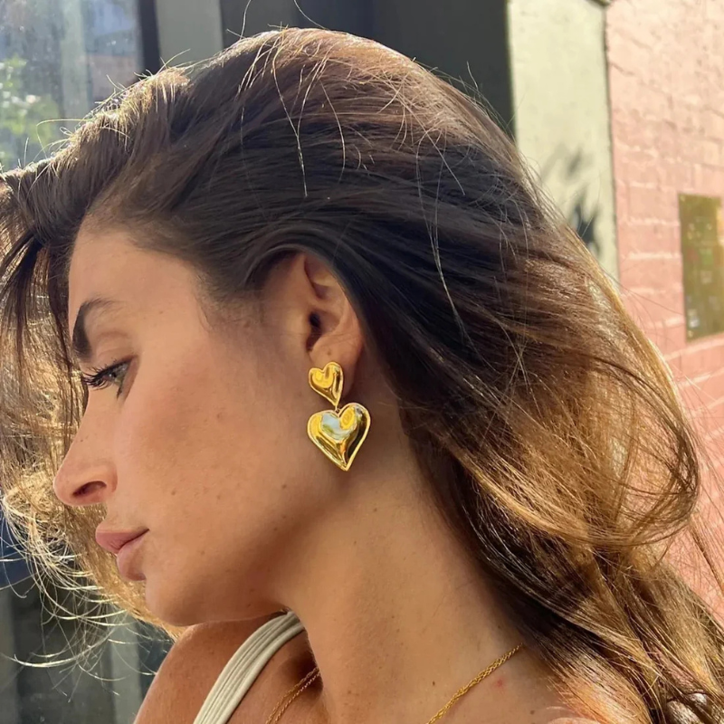 The Amore Heart Earrings